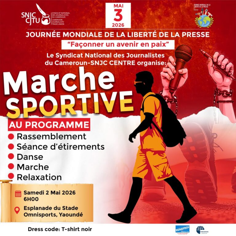 Journée internationale de la liberté de la presse 2026 : Le SNJC Centre mobilise pour « façonner un avenir en paix »